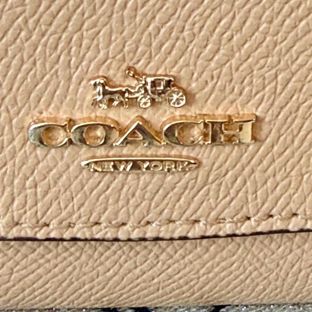 Coach Tan Leather Wallet - Picture 3 of 4